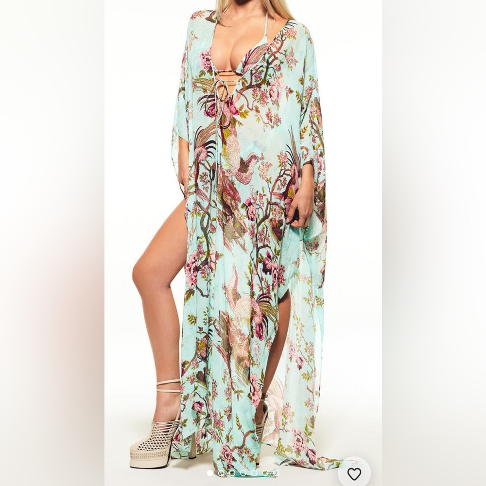 Roberto Cavalli x SKIMS Fagianella Print Long Kaftan